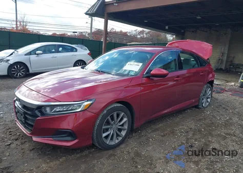 2021 Honda Accord Lx z USA, uszkodzony, nr VIN 1HGCV1F18MA038694